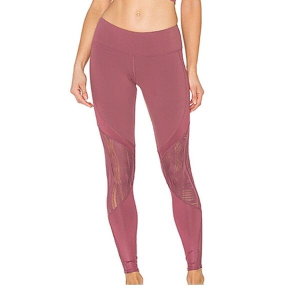 ALO Yoga Vitality Sheer Cutout Leggings Size Small - Picture 2 of 7